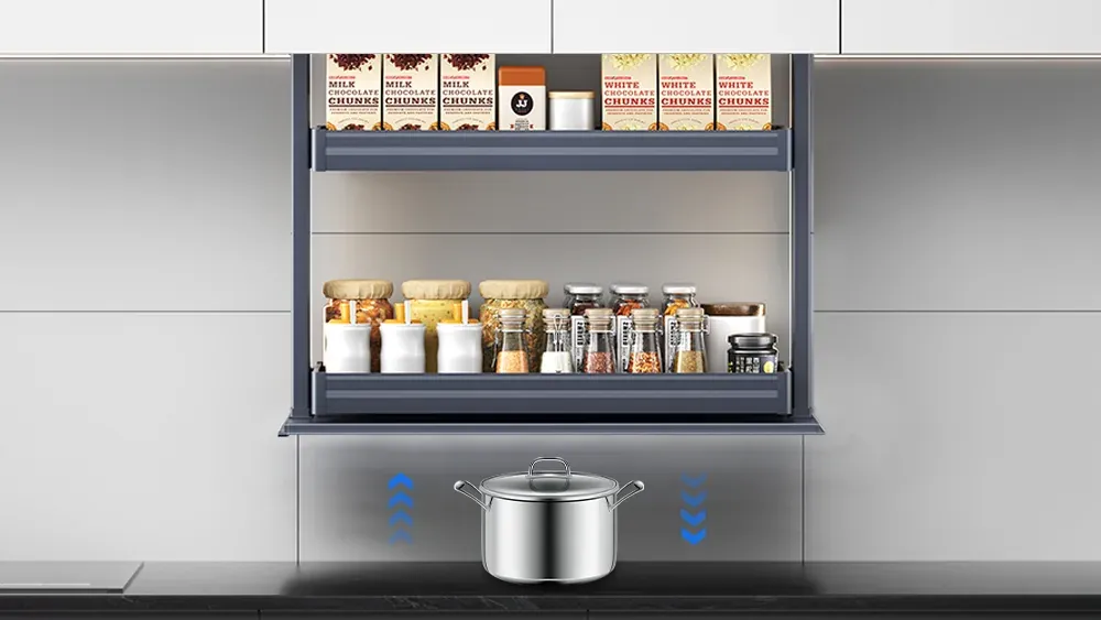 Safer Electric Lifting for Modern Kitchen Cabinets