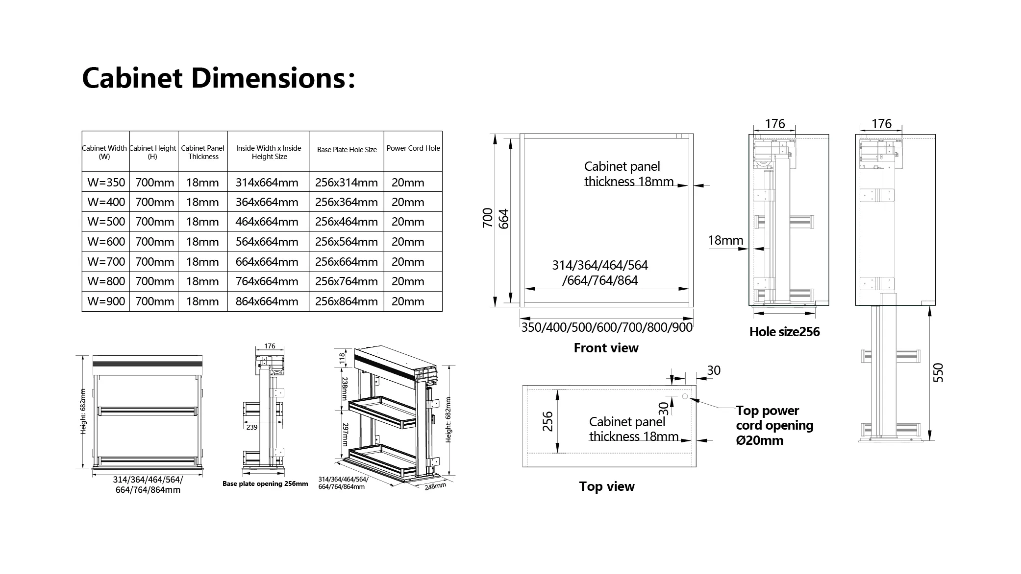 electric-lift-spice-rack-dimensions