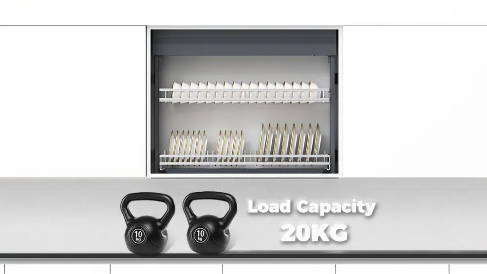Load Capacity Up to 20 kg Stable Tableware Storage