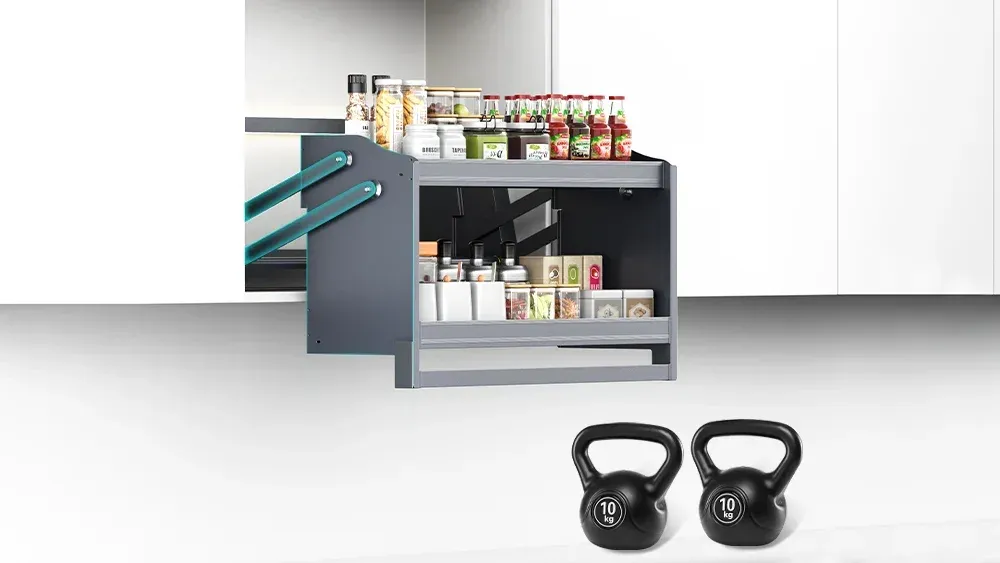 20kg load capacity electric kitchen cabinet storage lift