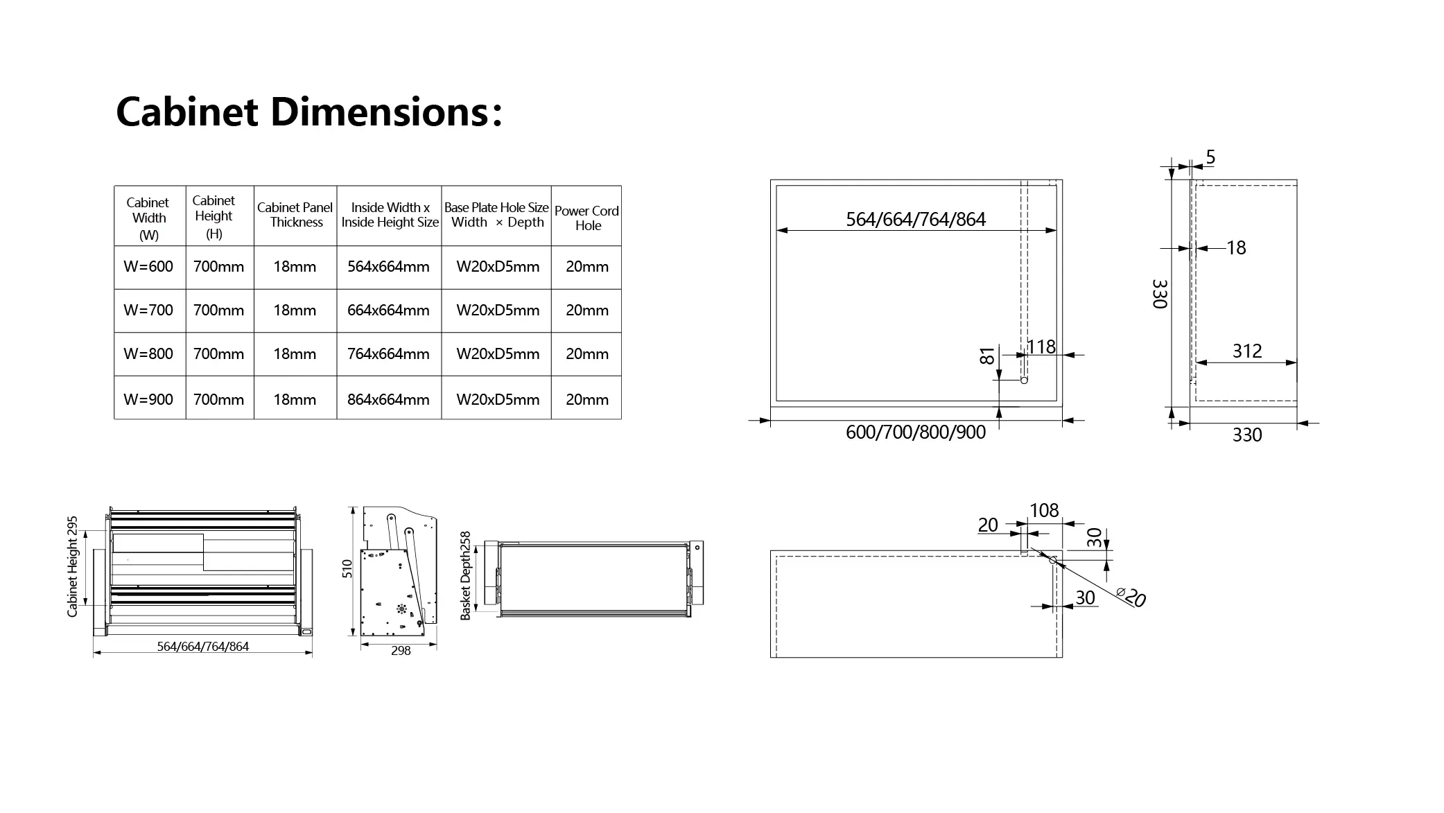 Electric pull down spice rack cabinet dimensions and installation specifications