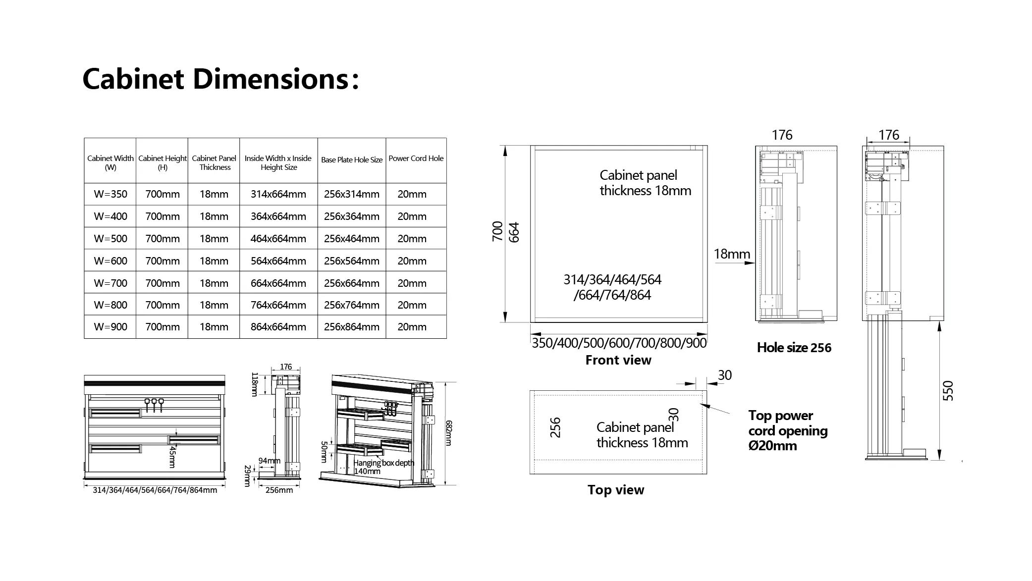 The safety system helps detect resistance during upward and downward movement. Anti-pinch and anti-collision protection reduce the risk of trapping, impact and damage to stored items or cabinet components.