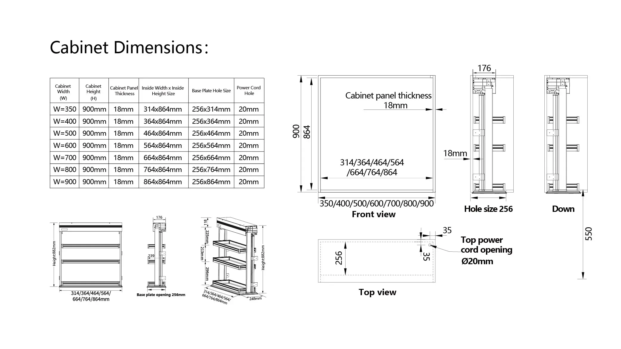OEM smart kitchen cabinet lift feature for custom cabinet projects