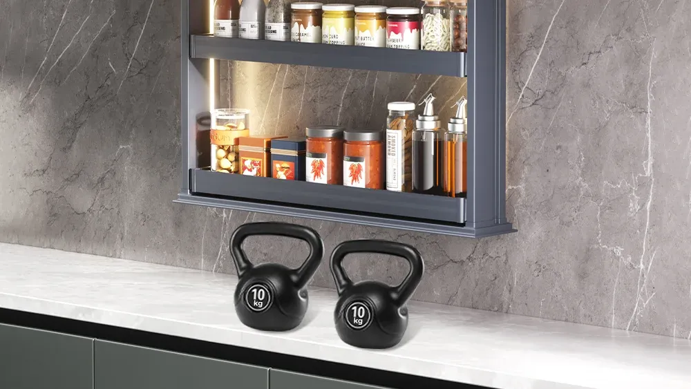 20kg load capacity Wall Cabinet Lift System for kitchen storage